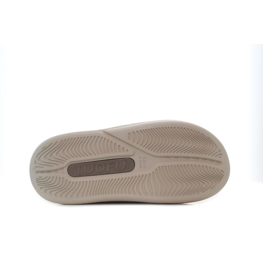 Luofu - Designed bézs férfi papucs