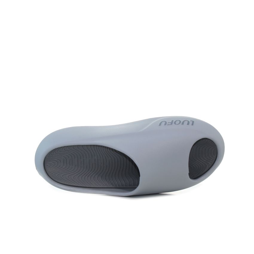 Luofu - Designed szürke férfi papucs
