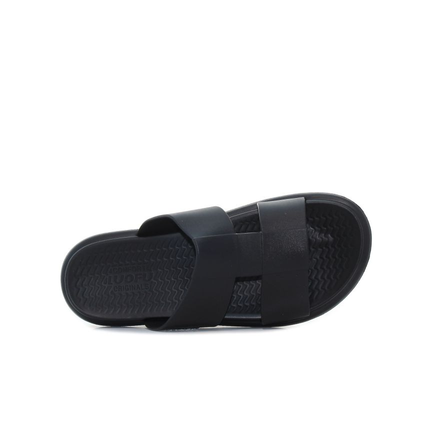 Luofu - Bian fekete női papucs