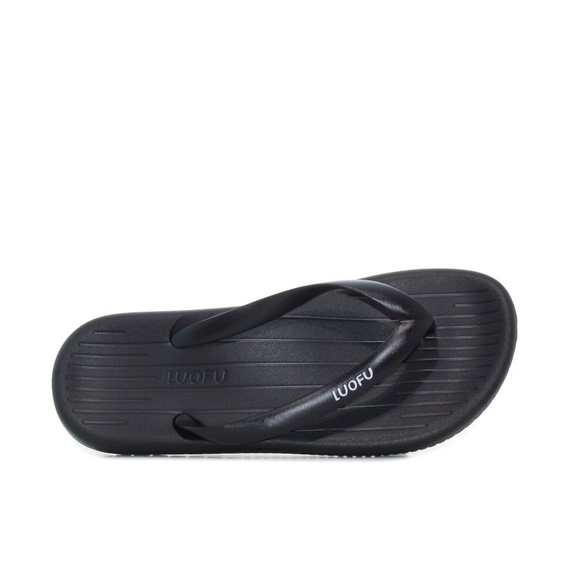 Luofu - Flip fekete férfi papucs