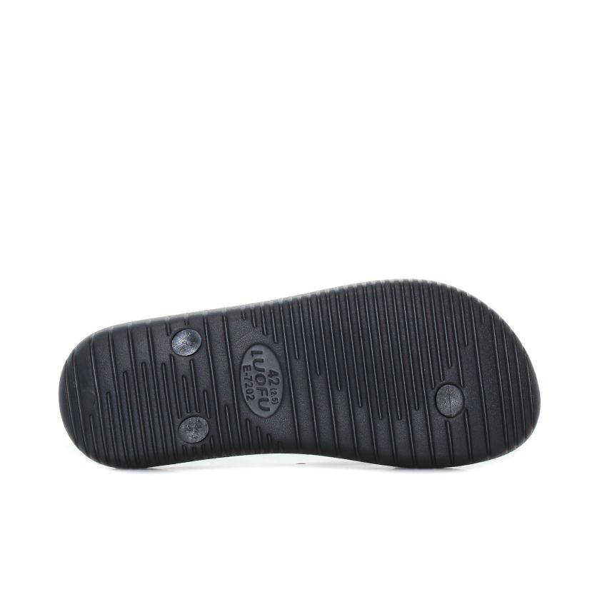 Luofu - Flip fekete férfi papucs