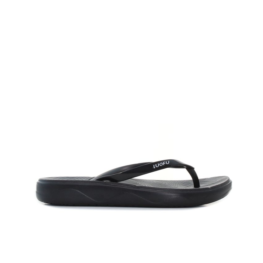 Luofu - Easy fekete női papucs