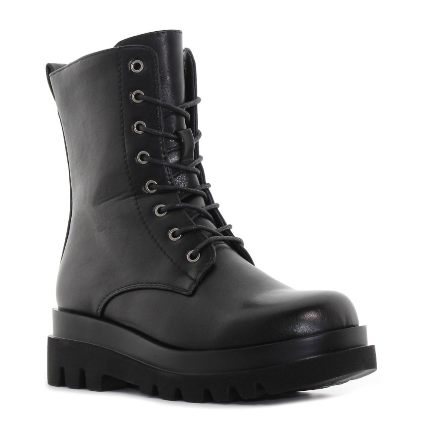 Yolera - Evi fekete női bakancs