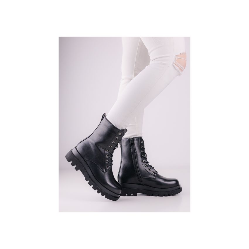 Yolera - Evi fekete női bakancs