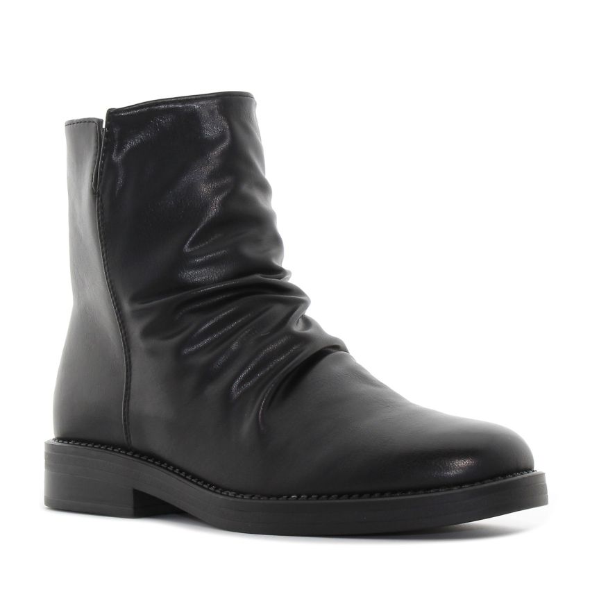 Yolera - Elenor fekete női bokacsizma