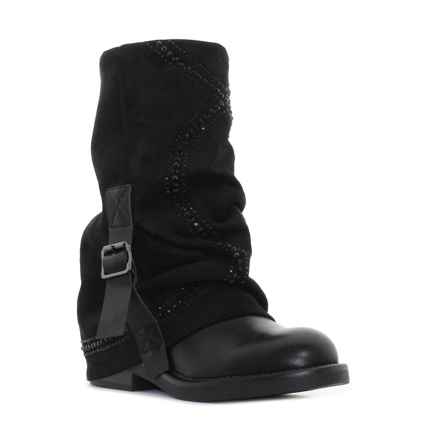 Yolera - Whitney fekete női csizma