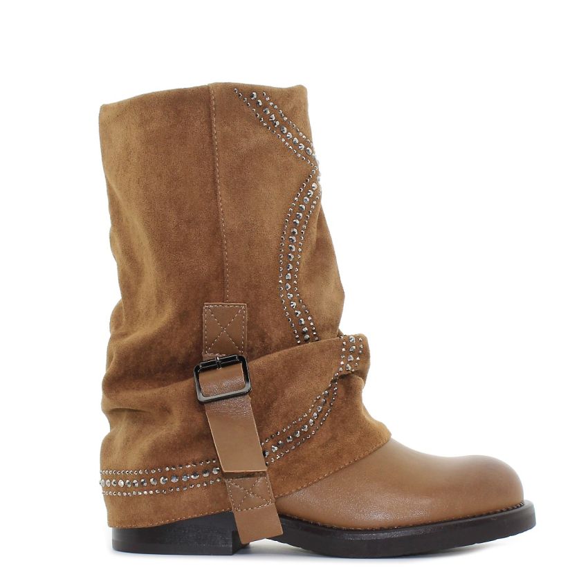 Yolera - Whitney barna női csizma