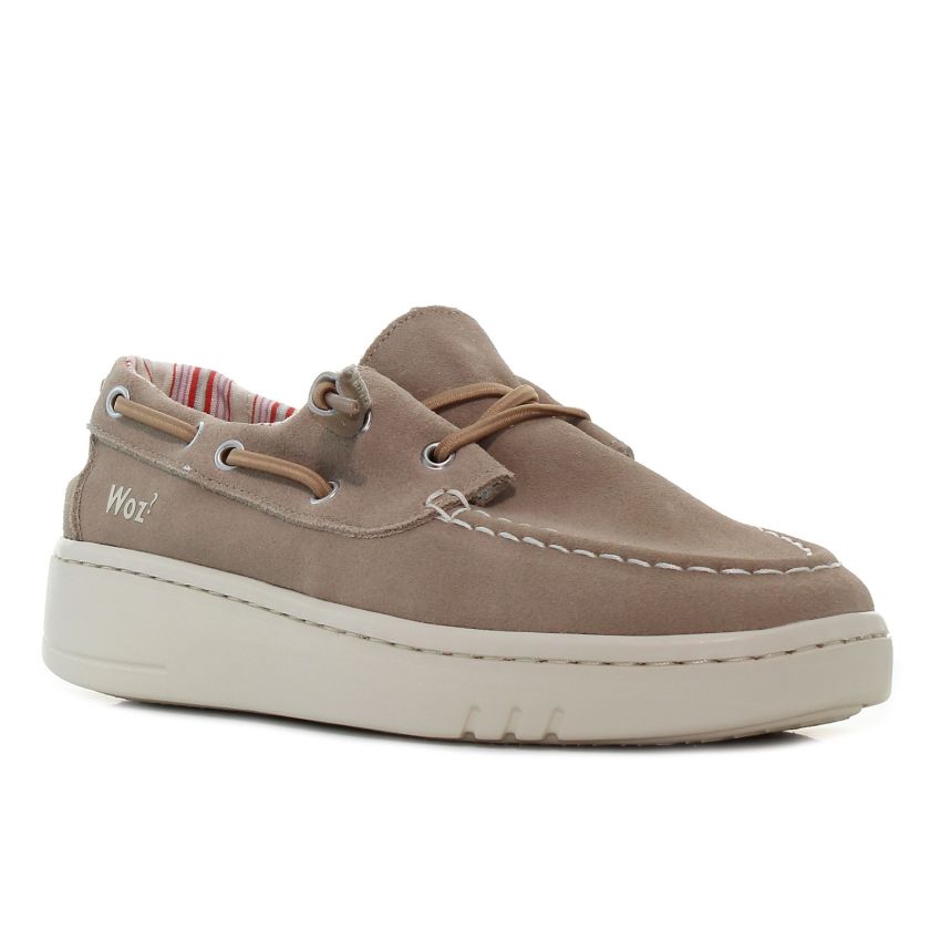 Woz - Ellen bézs női bőrcipő