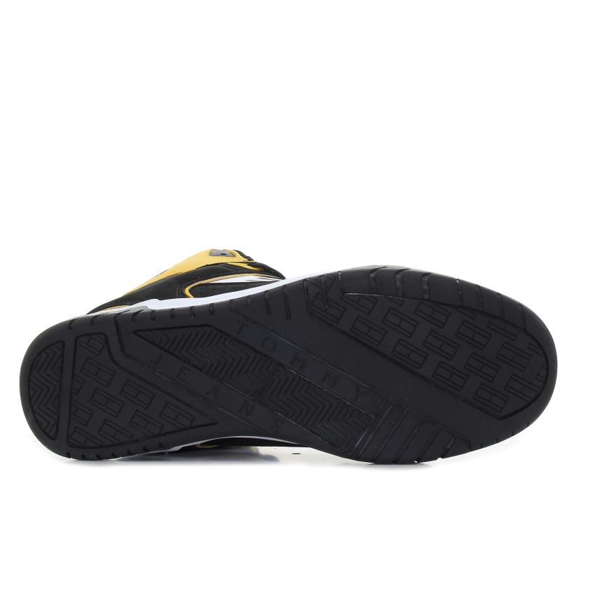 Tommy Hilfiger Mid Cut Skater fekete férfi cipő