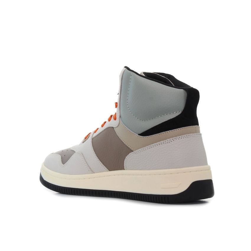 Tommy Hilfiger TJM Basket Mid Leather bézs férfi cipő