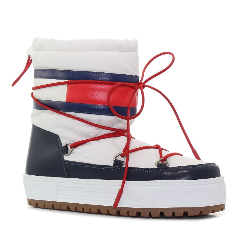 Tommy Hilfiger Snowboot Low fehér női csizma