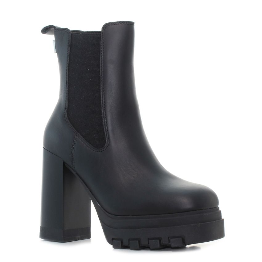 Tommy Hilfiger TJW High Heel Chelsea fekete női bokacsizma