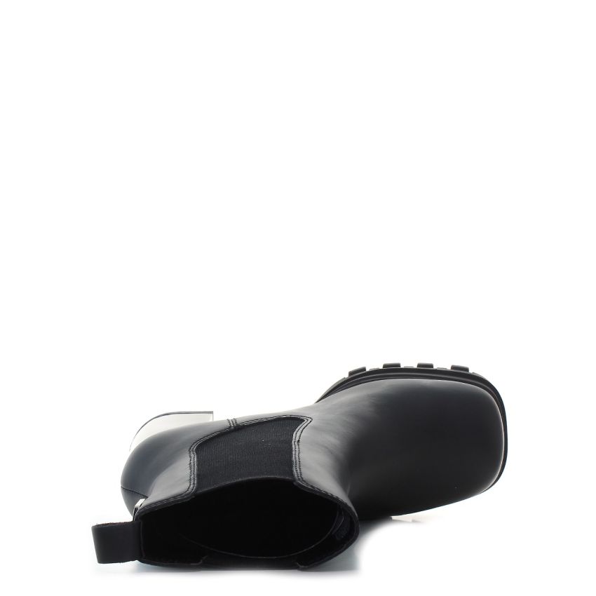 Tommy Hilfiger TJW High Heel Chelsea fekete női bokacsizma