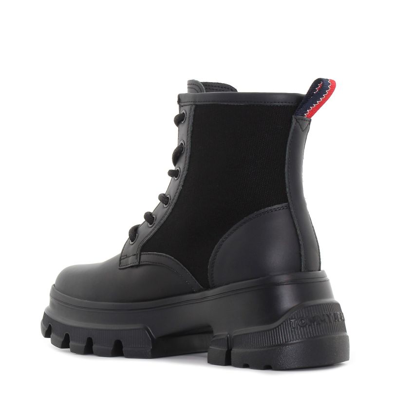 Tommy Hilfiger Chunky fekete női bakancs