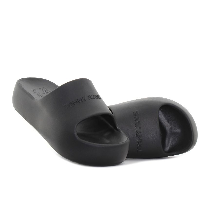 Tommy Hilfiger TJW Chunky Pool fekete női papucs
