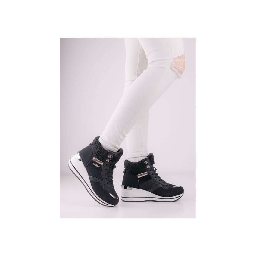 Yolera - Exa fekete női bakancs