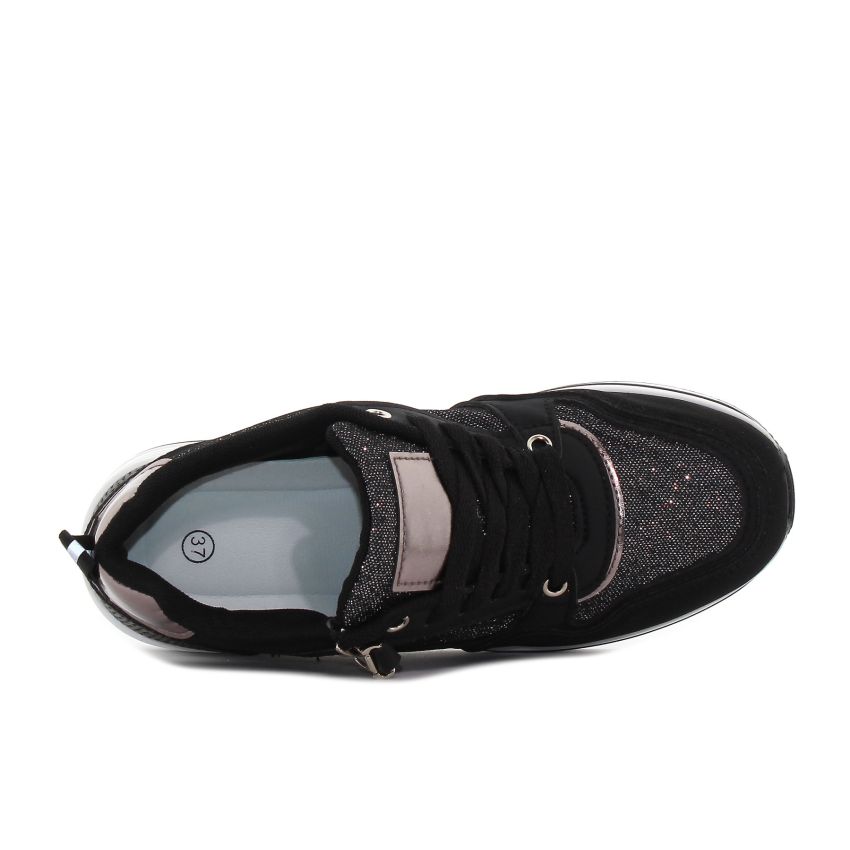 Yolera - Diara fekete női cipő