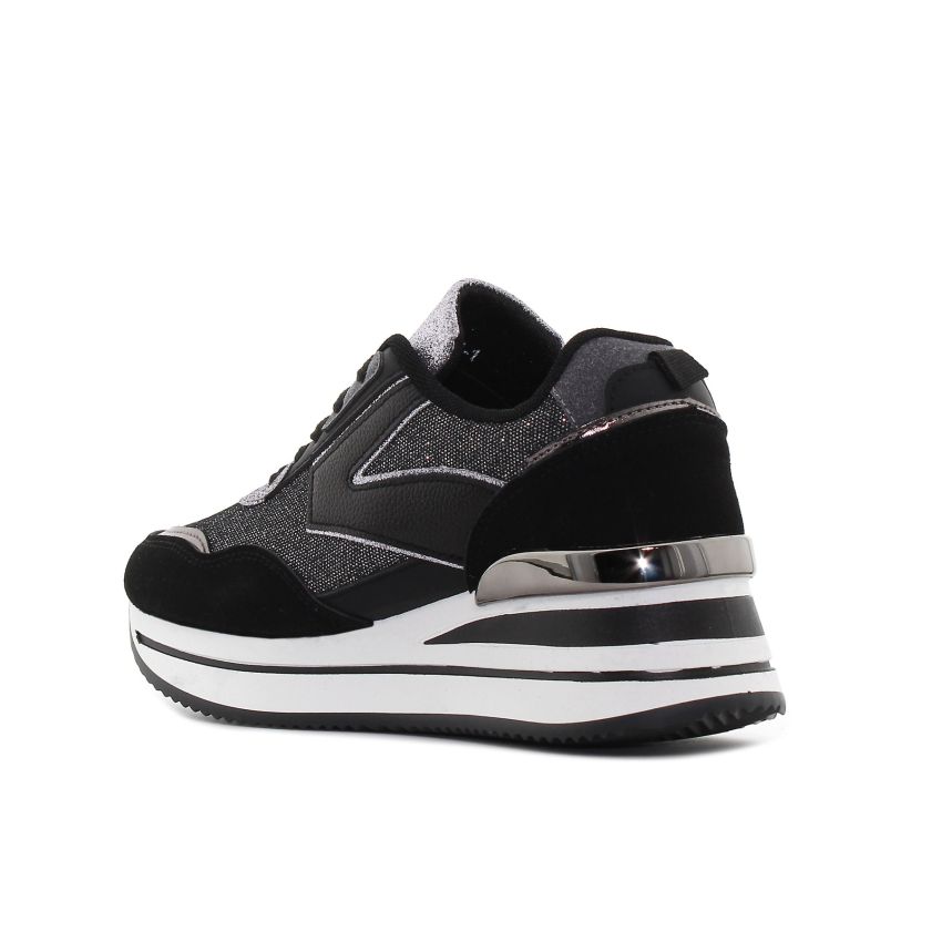 Yolera - Spark fekete női cipő