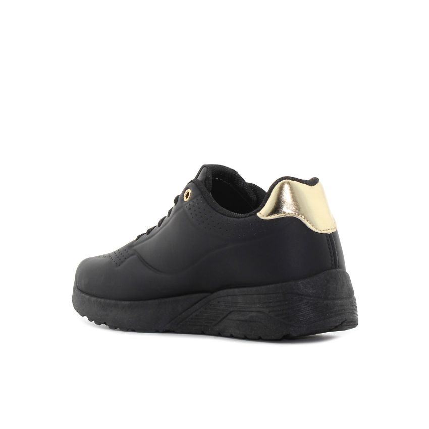 Yolera - Velvet fekete női cipő