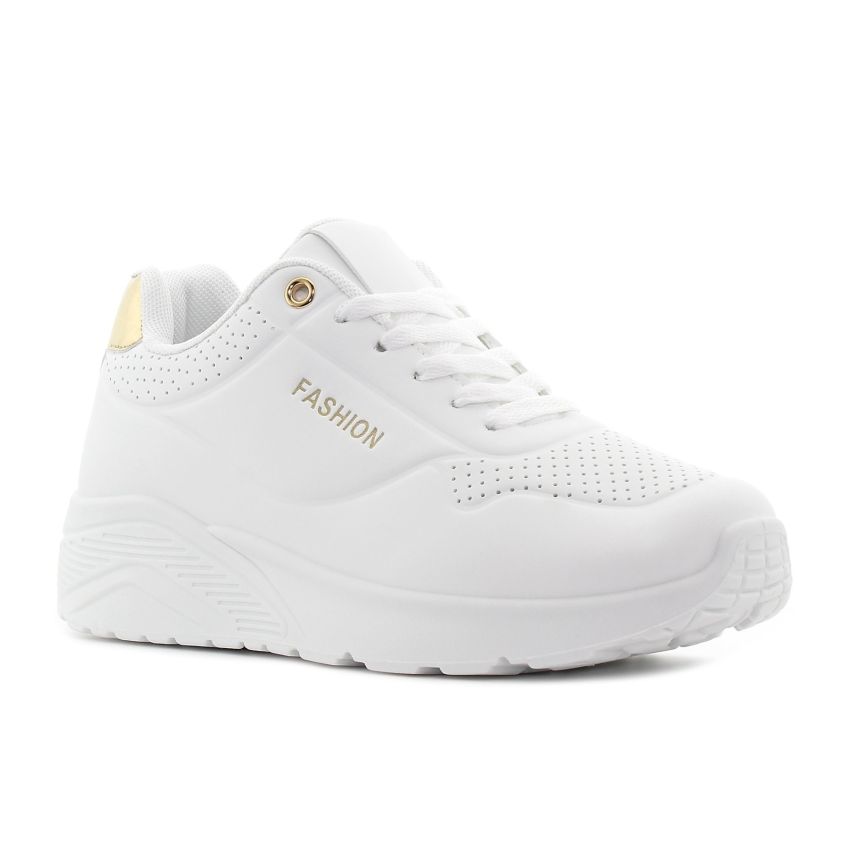 Yolera - Velvet fehér női cipő