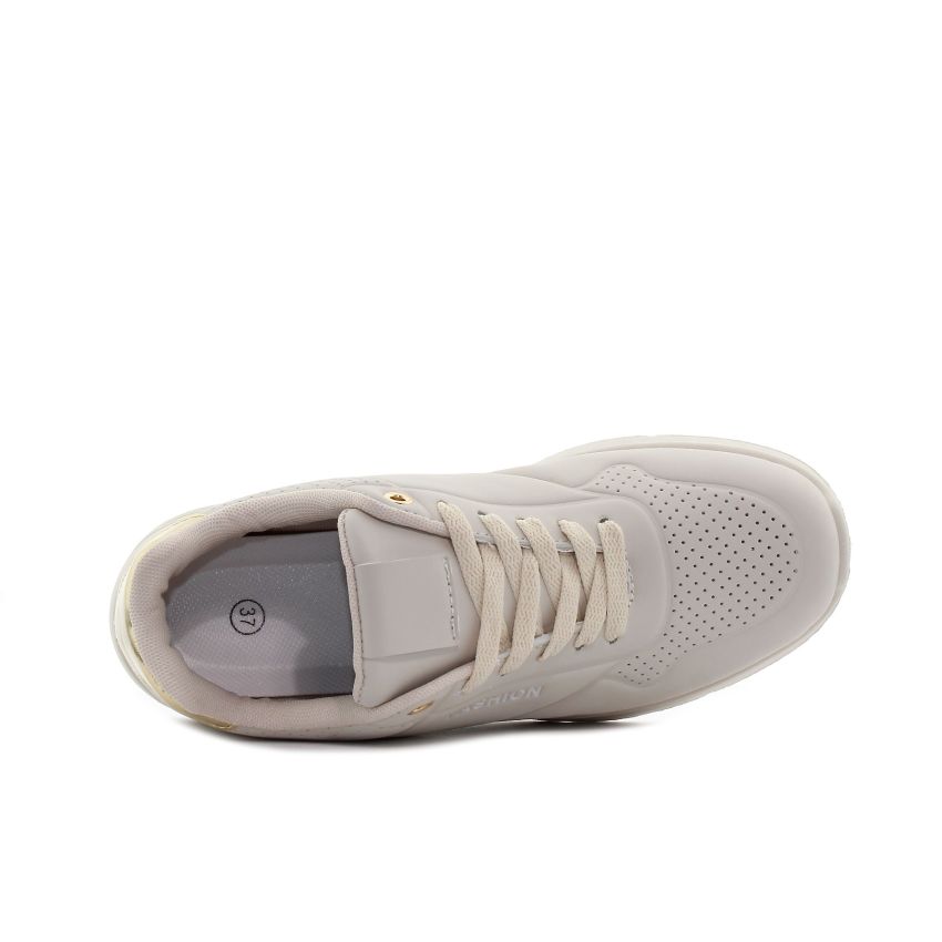 Yolera - Velvet bézs női cipő