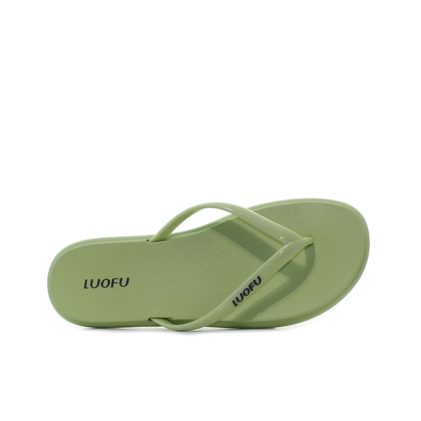 Luofu - One zöld női papucs