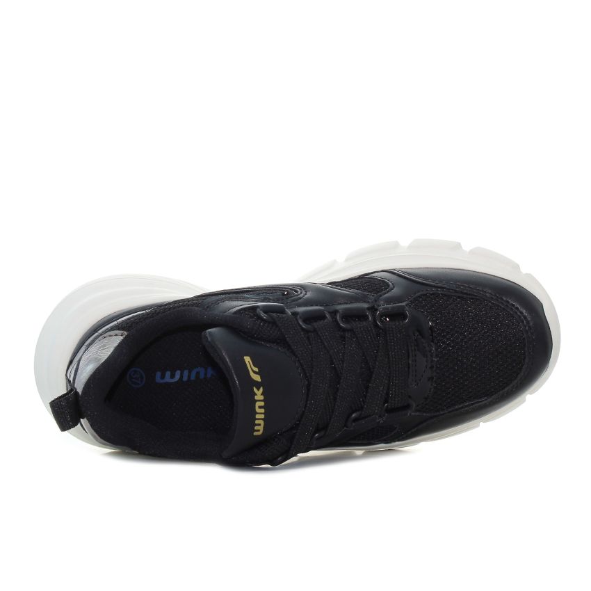 Wink - Harrena fekete női sneaker