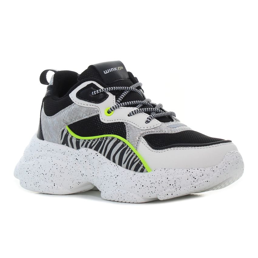 Wink - Pateo fekete gyerek cipő