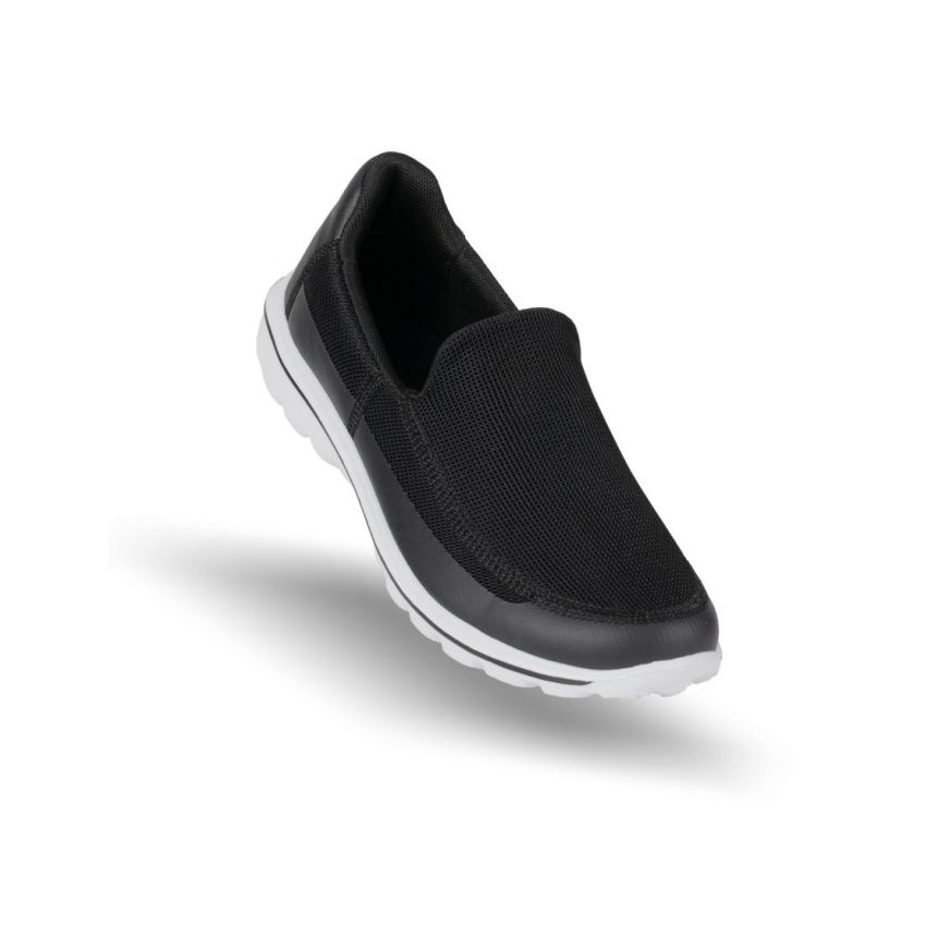 Wink - Momentoo M fekete férfi bebújós cipő