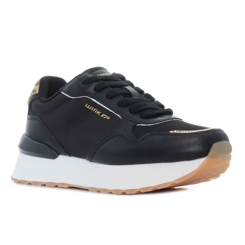 Wink - Pelli Fab fekete női cipő