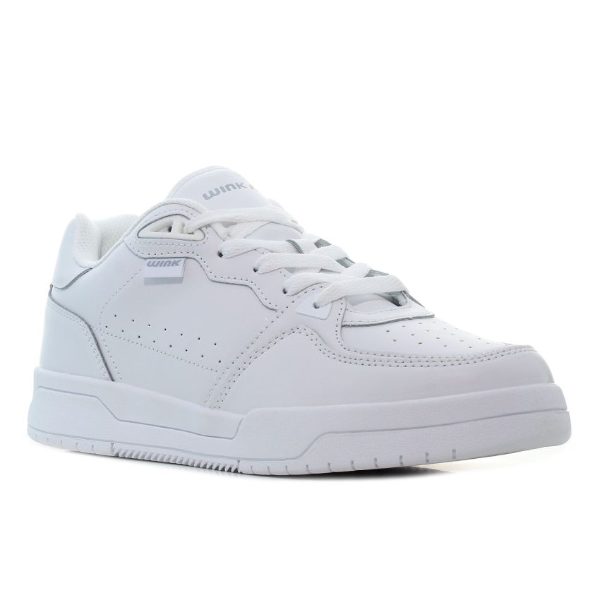 Wink - Pelli Dot fehér férfi bőrcipő