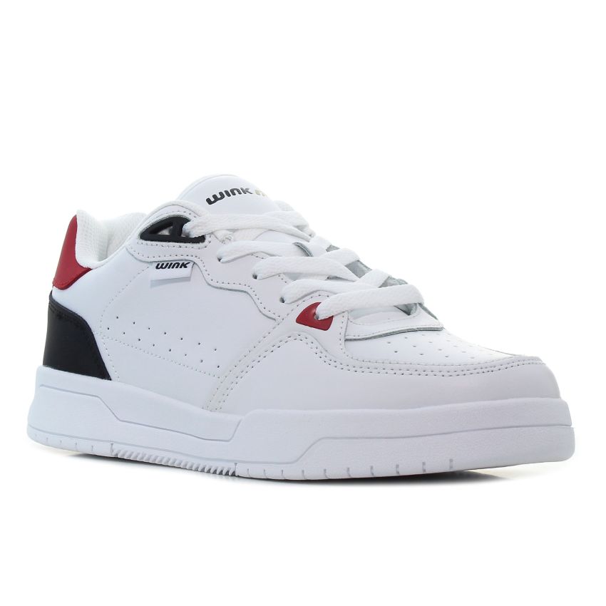 Wink - Pelli Dot fehér férfi bőrcipő