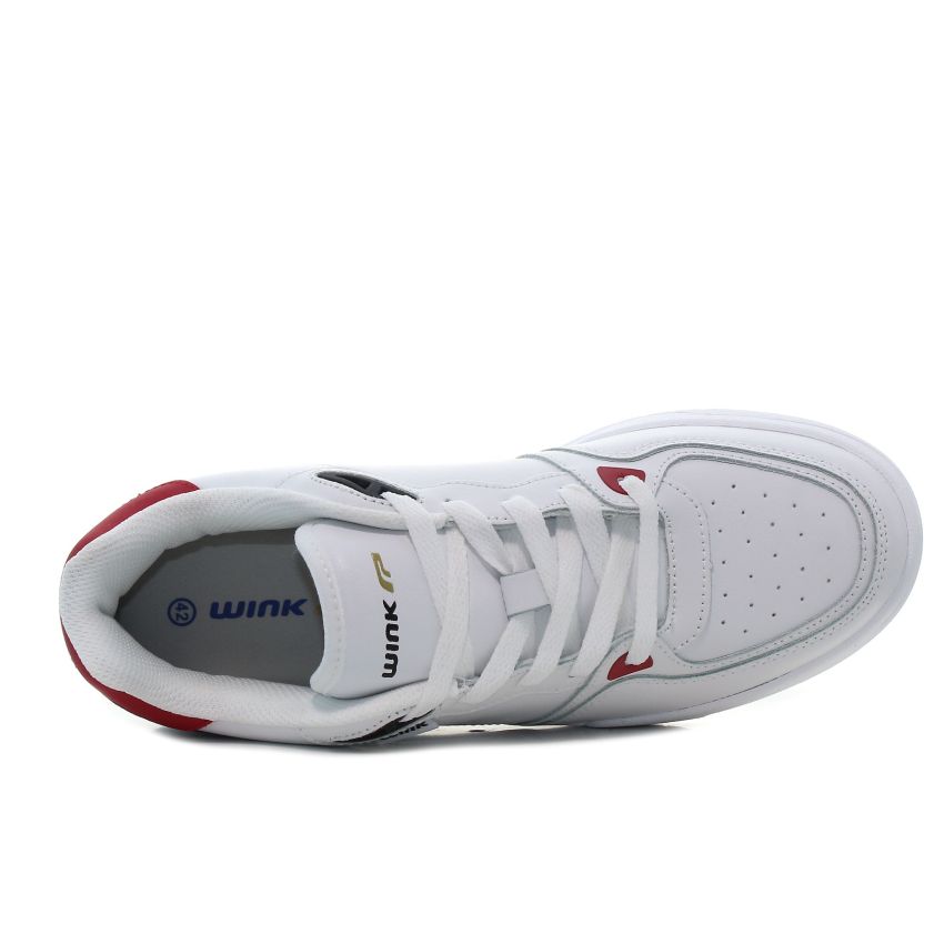 Wink - Pelli Dot fehér férfi bőrcipő