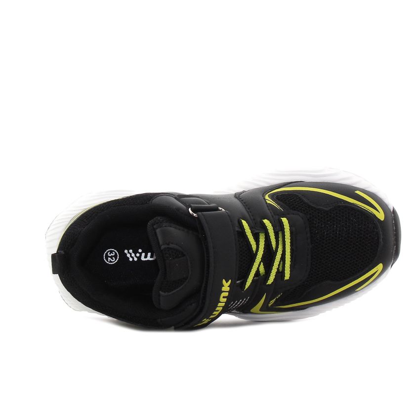 Wink - Qupp fekete gyerek cipő