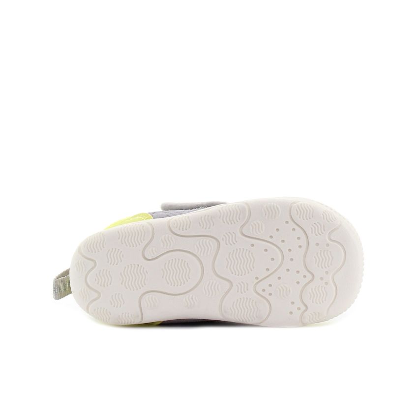 Wink - Asill szürke-sárga baba cipő