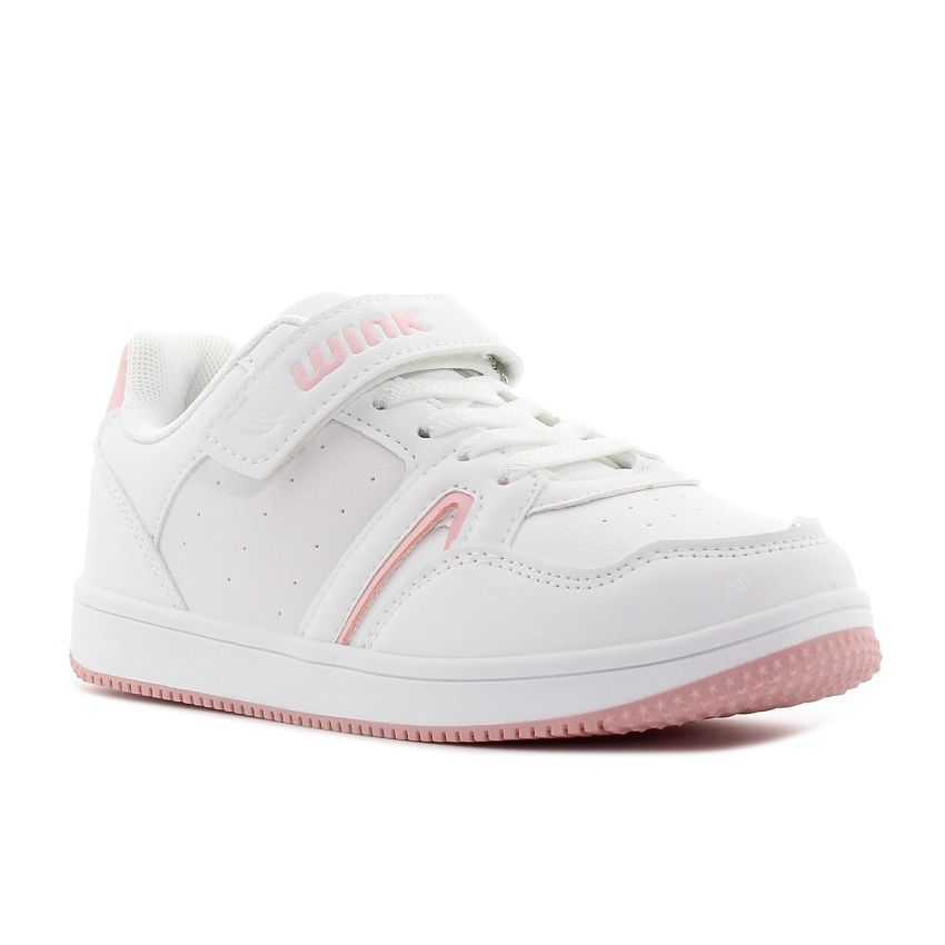 Wink - Niock fehér-rózsaszín gyerek cipő