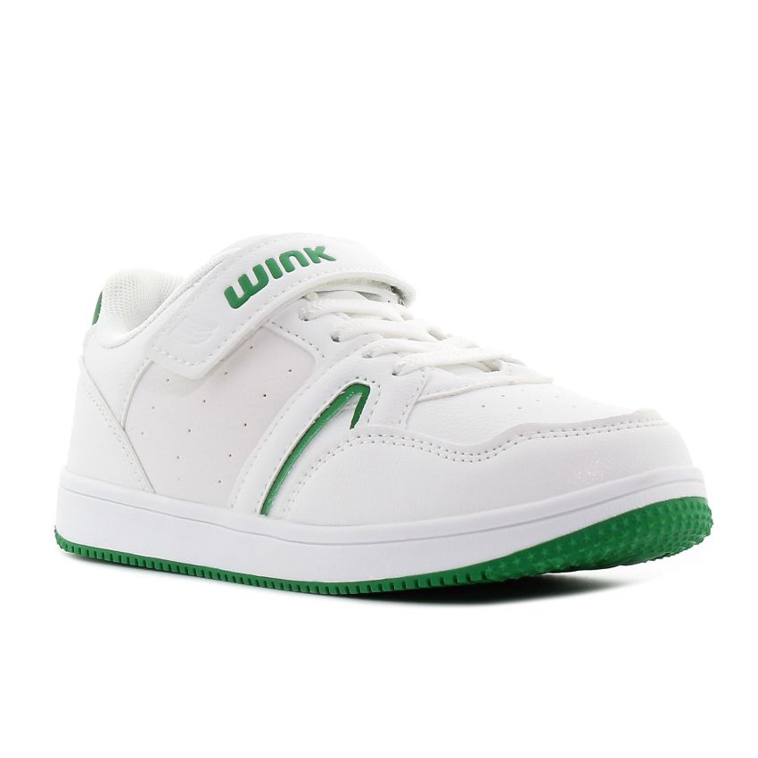 Wink - Niock fehér-zöld gyerek cipő