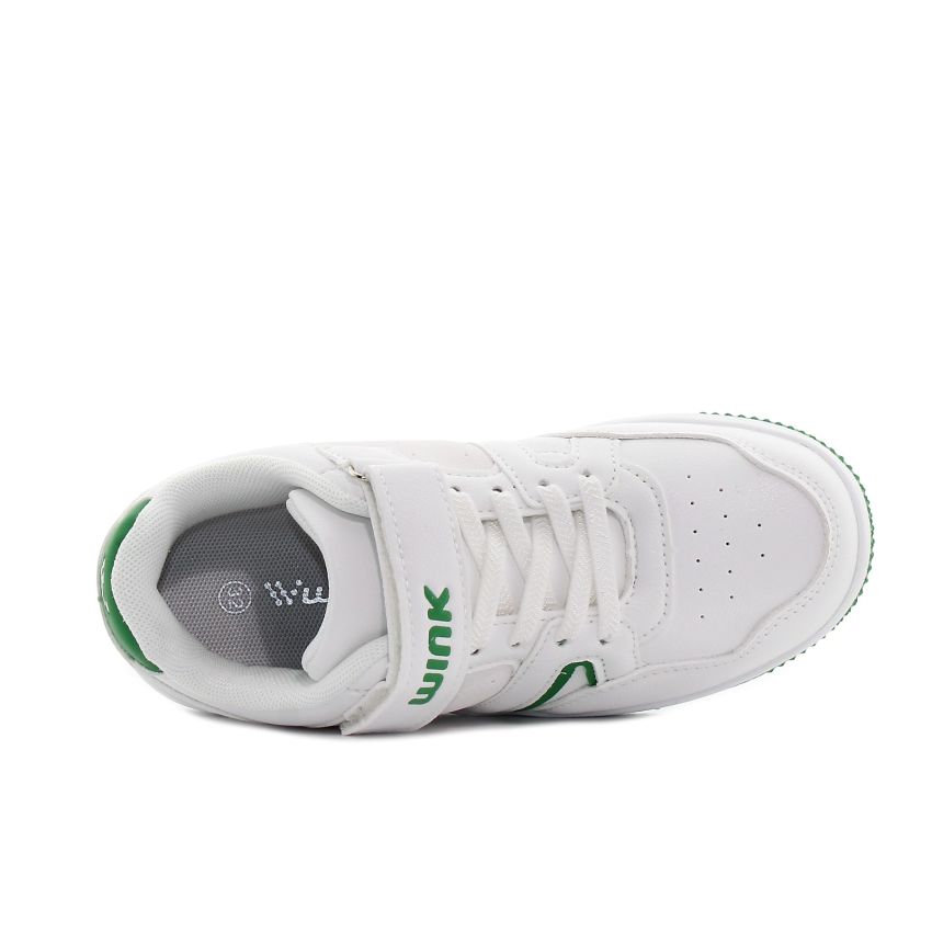 Wink - Niock fehér-zöld gyerek cipő