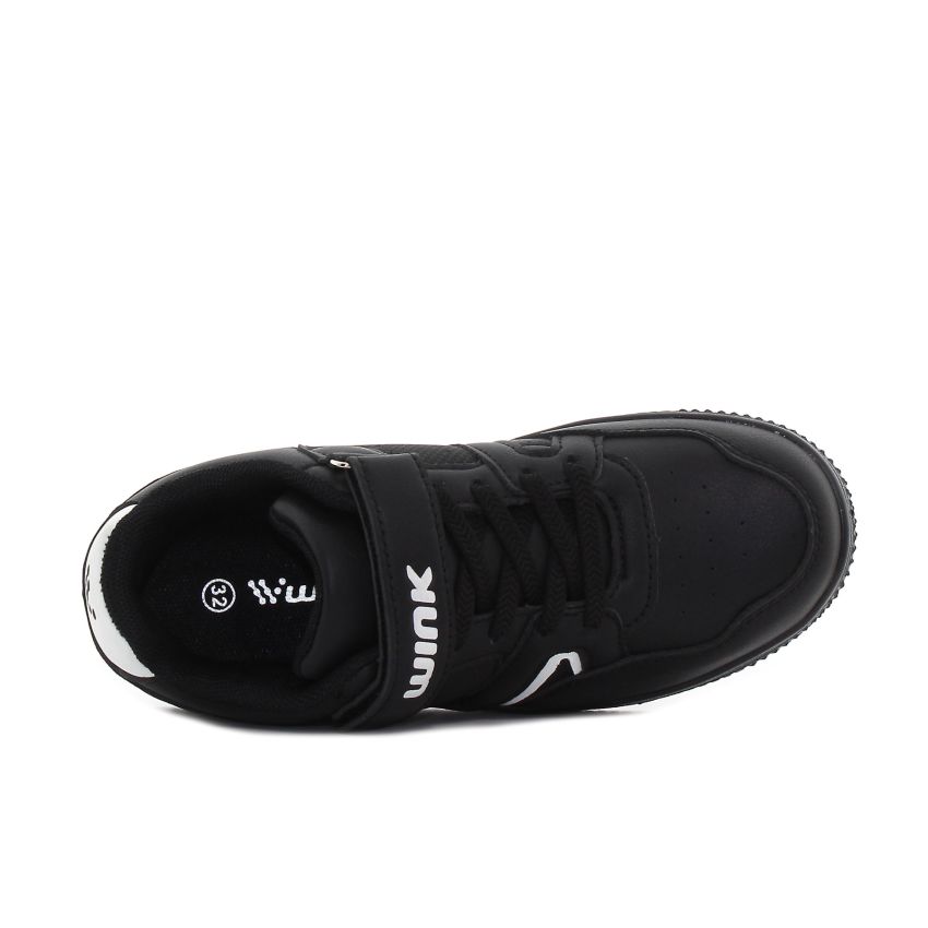 Wink - Niock fekete gyerek cipő