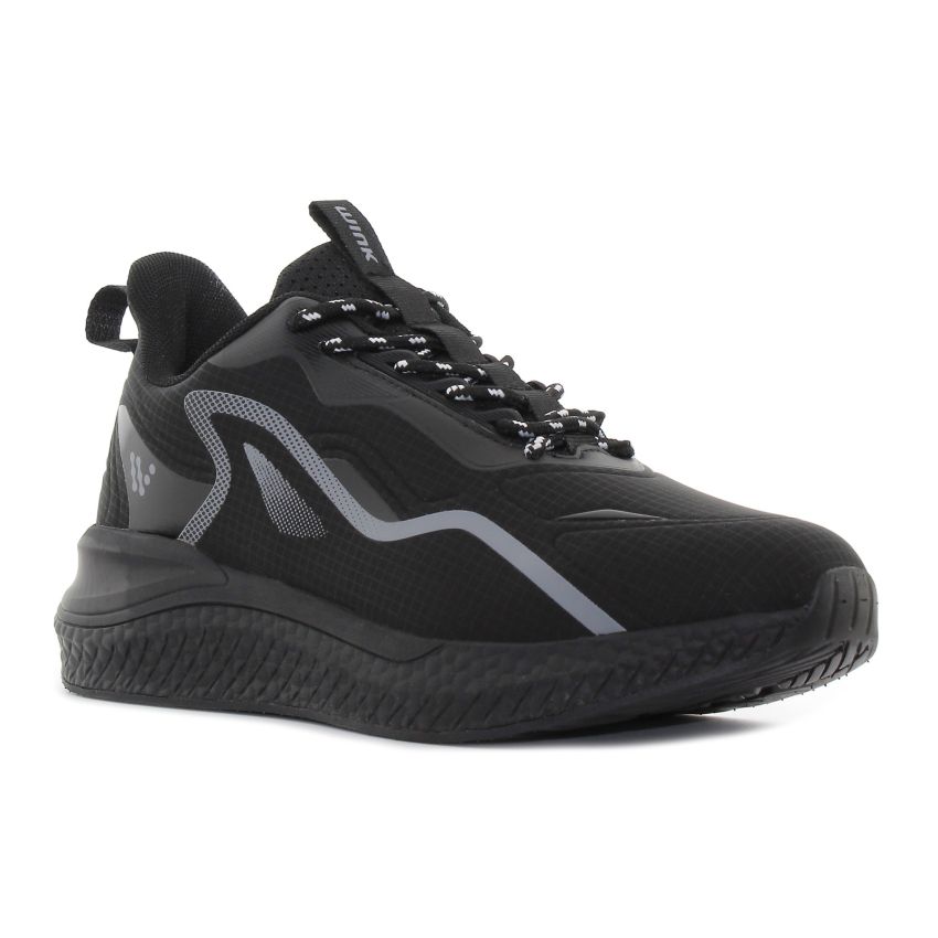 Wink - Krengs fekete férfi sport cipő