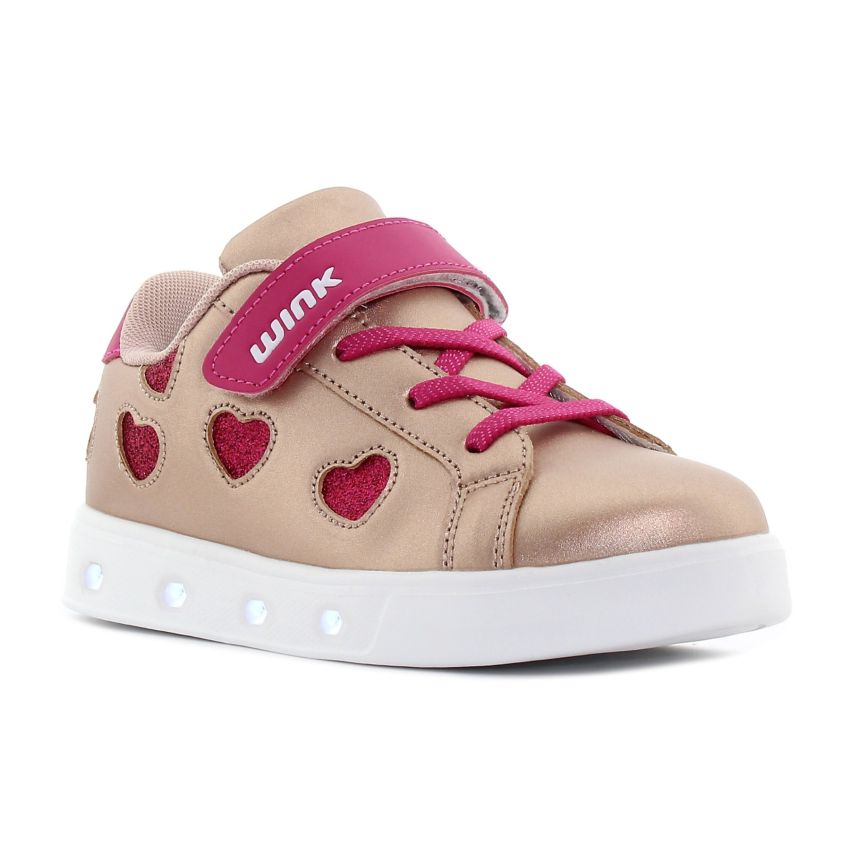 Wink - Nabance arany villogó gyerek cipő