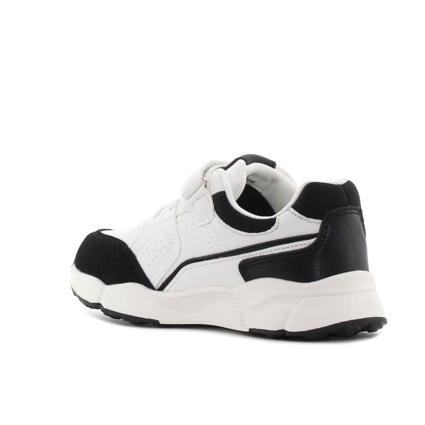 Wink - Scun fekete-fehér gyerek cipő