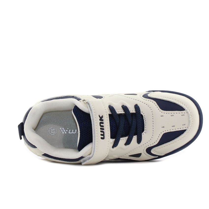 Wink - Shafix bézs-sötétkék gyerek cipő