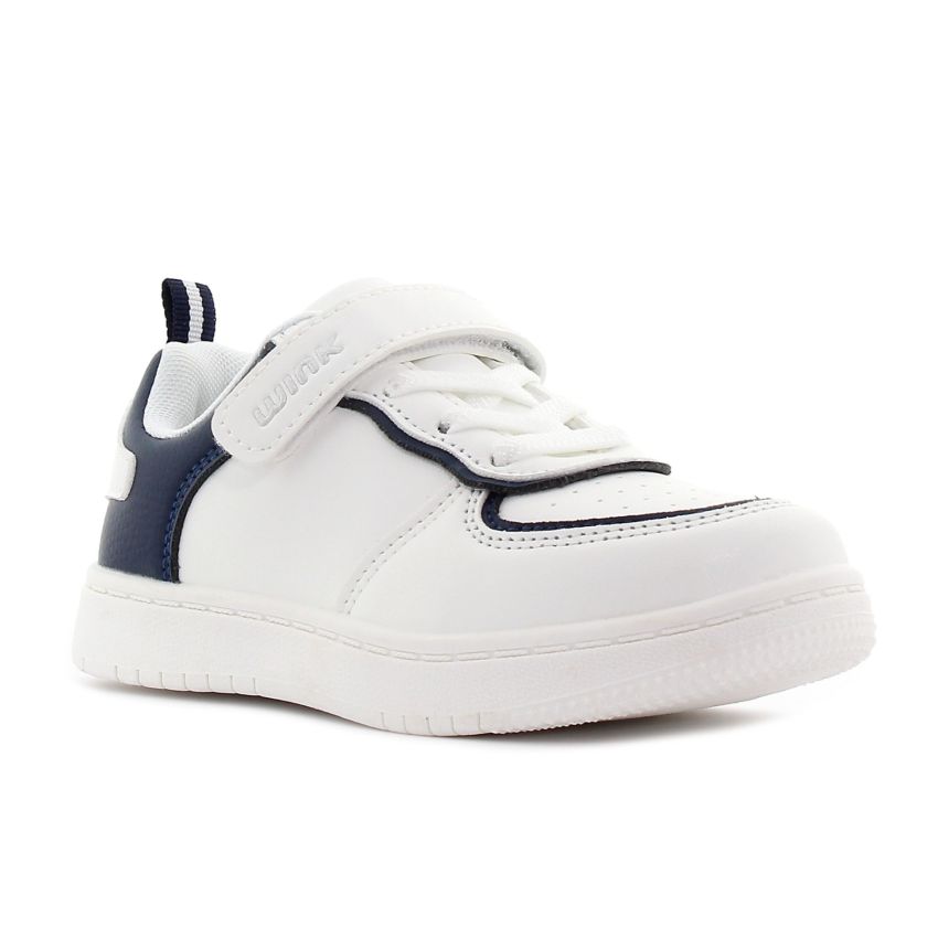 Wink - Cevood fehér-sötétkék baba cipő