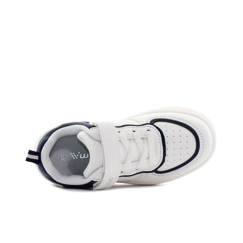 Wink - Cevood fehér-sötétkék baba cipő