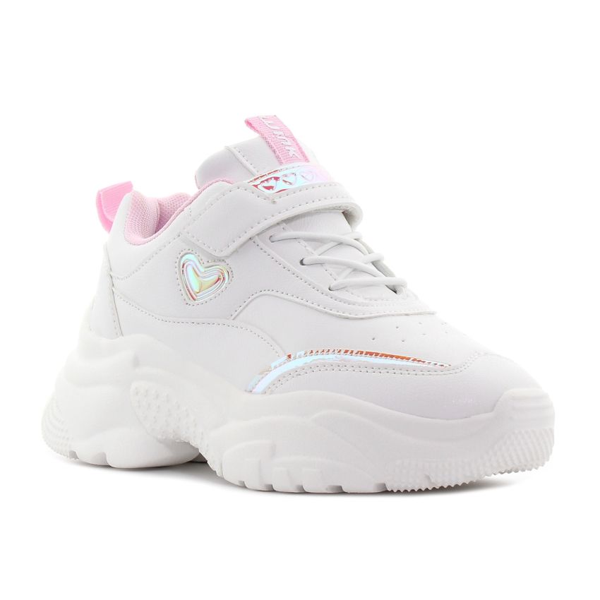 Wink - Jenge fehér-rózsaszín gyerek cipő