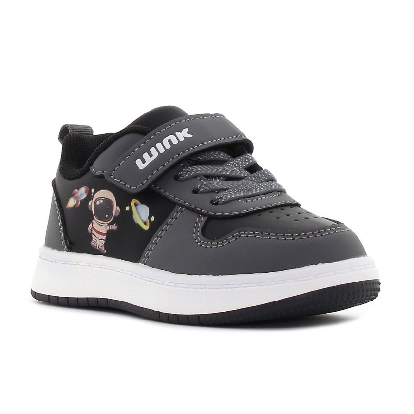 Wink - Ymir sötétszürke baba cipő