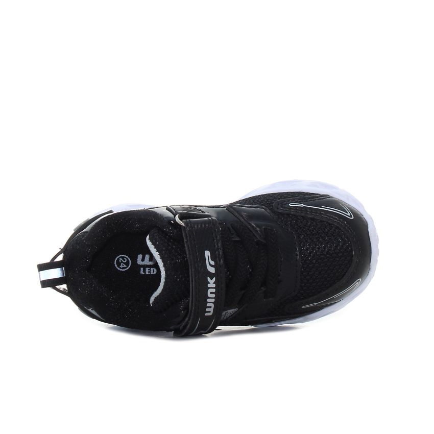 Wink - Dyoda villogó fekete gyerek cipő