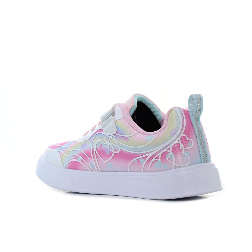 Wink - Regina Lux villogó fehér gyerek cipő