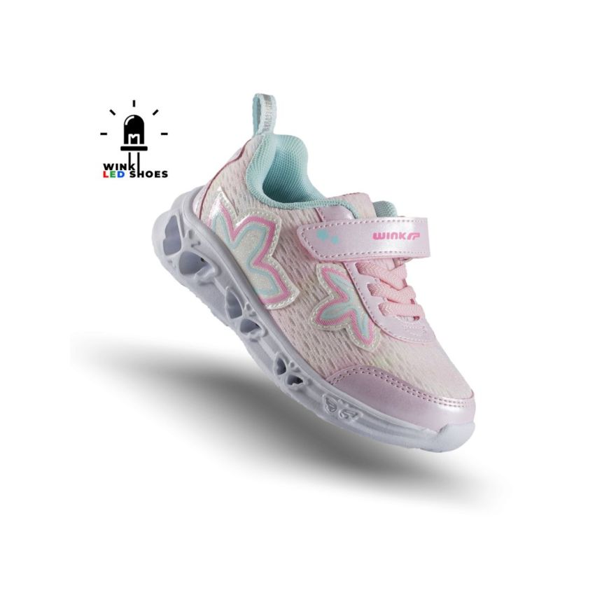 Wink - Regina Flor villogó rózsaszín gyerek cipő